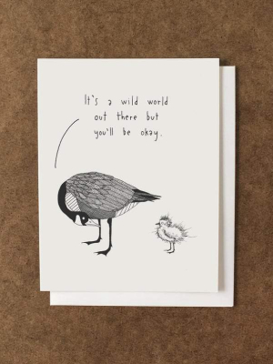 Wild World Goose Card - Al4