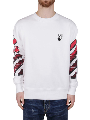 Off-white Marker Arrow Print Crewneck Sweatshirt