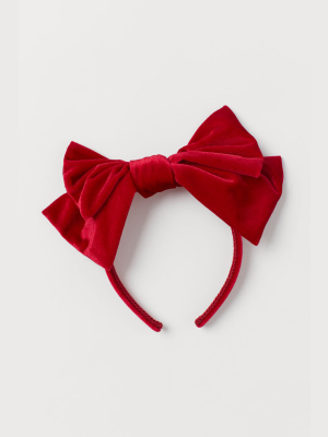 Bow-top Hairband