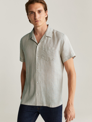 100% Linen Regular Fit Shirt