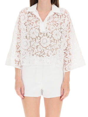 Valentino Heavy Lace Blouse