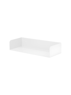 Dolle Showcase Metal Book Shelf - White