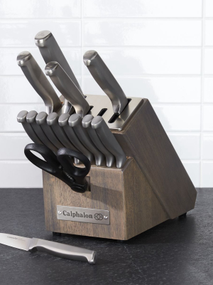 Calphalon Stainless Steel 15-piece Knife Block Set With Sharpin™ Technology