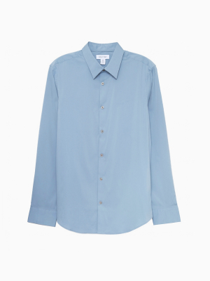 Stretch Cotton Button-down Shirt