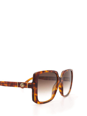 Gucci Eyewear Oversized Square Frame Sunglasses