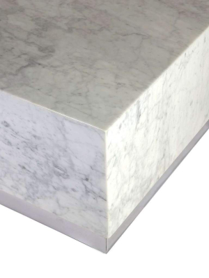 Carrera Marble Kubik Coffee Table - Large