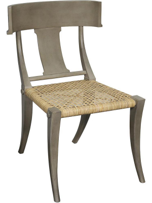 Noir Layton Dusk Chair With Rattan