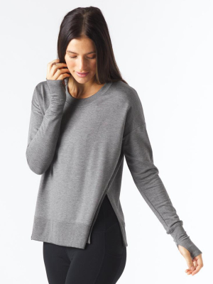 Lounge Long Sleeve: Charcoal Heather