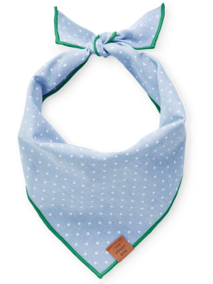 Chambray Dots Dog Bandana