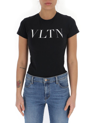 Valentino Vltn Print Bodysuit