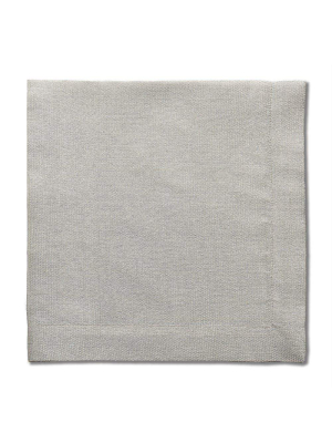 Nomi K Silver Brocade Napkin - Set Of 4