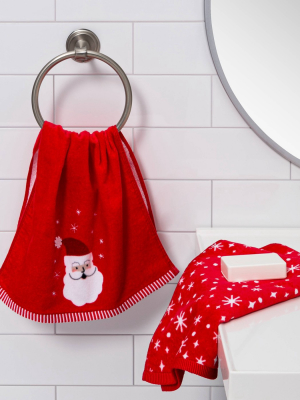 2pk Hand Towel Set Red - Wondershop™