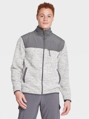 Men's Fleece Full Zip Sweatshirt - All In Motion™