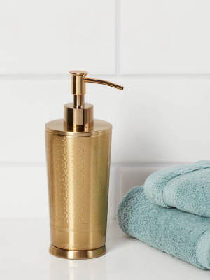 Gold Etched Metal Soap/lotion Dispenser - Opalhouse™