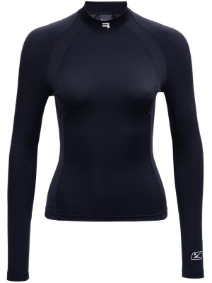 Balenciaga B Sport Logo Print Top