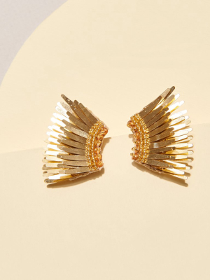 Metallic Mini Madeline Earrings Gold