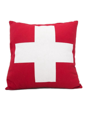 The Salty Cottage Swiss Pillow