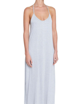 Eberjey Georgie Raceback Maxi - Cloud/chambray