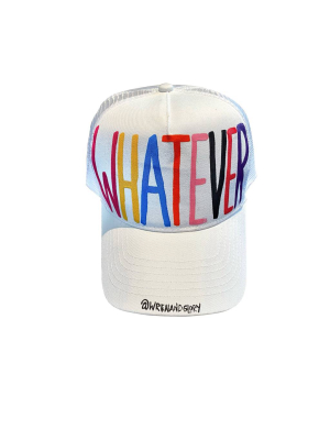 'whatever' Painted Hat