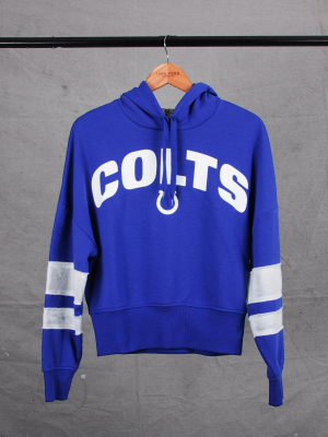 Women's Nfl Colts Sideline Striped Fleece