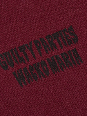 Wacko Maria Heavyweight Pullover Hooded Sweatshirt Type-3 - Burgundy