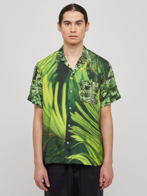 Camp Shirt In Leaves