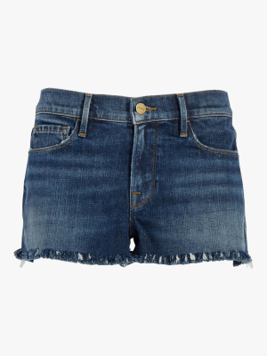 Le Cutoff Shredded Raw Shorts