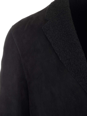 Salvatore Santoro Shawl Collar Single Breasted Coat