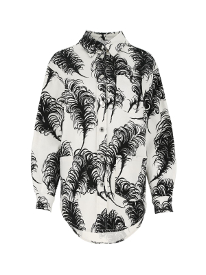 Moschino Feather Printed Shirt