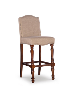 Willow Barstool Biege - Linon