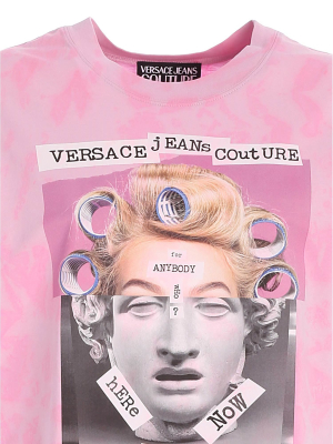 Versace Jean Couture Tie Dye Print T-shirt