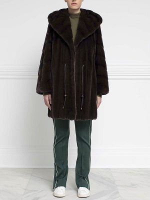 The Mallory Oversized Mink Fur Coat