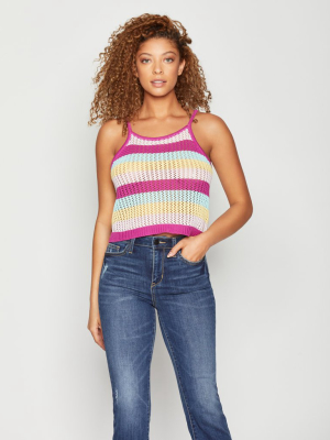 Ribbed Knit Halter Top