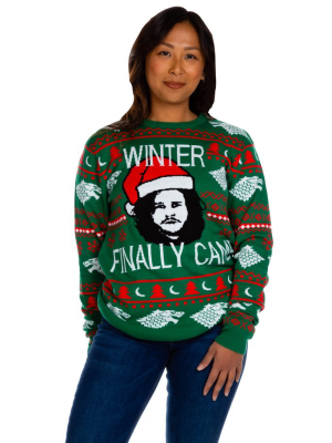 The Season 8 Spoilers | Ladies Unisex Got Print Christmas Sweater