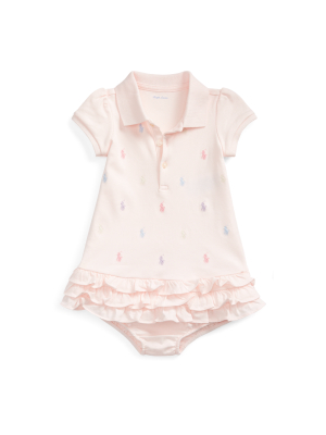 Ruffled Polo Dress & Bloomer