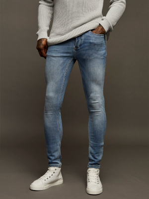 Considered Light Wash Spray On Skinny Jeans