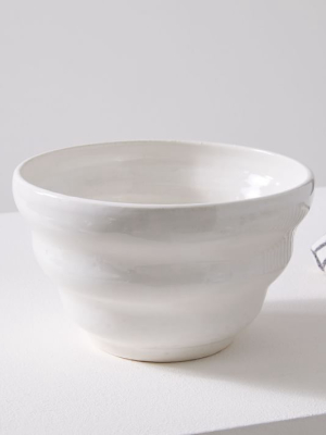 Mud Witch Wavy Bowl - White