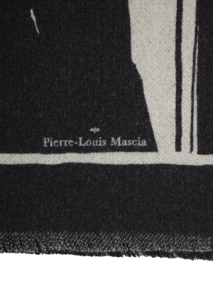 Pierre-louis Mascia Wash Printed Scarf