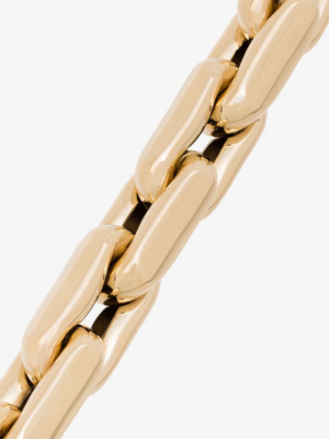 Small Square Link 14k Yellow Gold Bracelet