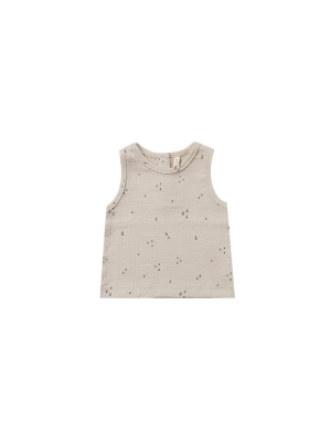 Quincy Mae Woven Tank - Ash