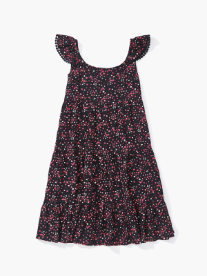 Girls Floral Print Dress (kids)