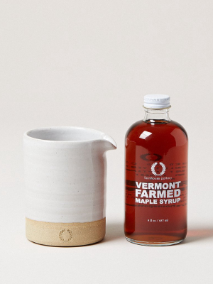 Small Silo Pitcher & 8 Oz Syrup