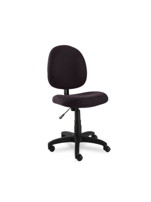 Alera Essentia Series Swivel Task Chair, Acrylic, Black Vt48fa10b