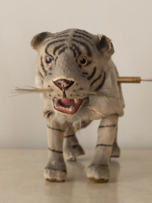Roullet Et Decamps Jumping Tiger Automaton