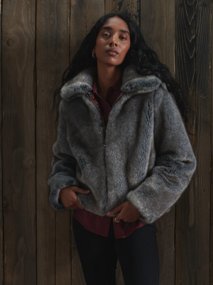 Boho Faux Fur Jacket