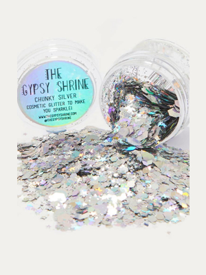 Shrine Chunky Silver Glitter Pot