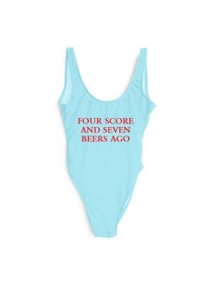 Four Score And Seven Beers Ago [swimsuit]