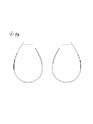 Saturn Hoop Earrings