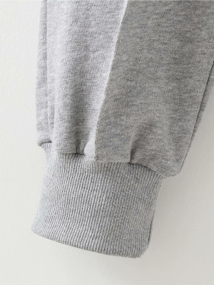 'raya' Cropped Sweatshirt Two Piece Set