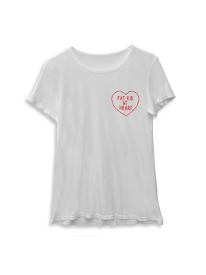 Fat Kid At Heart [women's Tee]